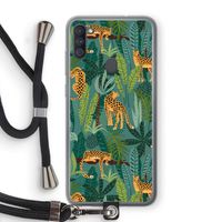 Luipaard 2: Samsung Galaxy A11 Transparant Hoesje met koord