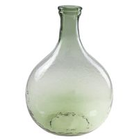 Flesvaas glas groen 27 x 40 cm   -
