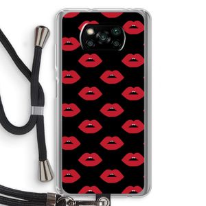 Lips: Xiaomi Poco X3 Pro Transparant Hoesje met koord