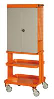Bahco Gereedschapskast op wielen met 2 deuren | blauw | 1605 mm x 450 mm x 625 mm - 1495CD60WBL Bahco Gereedschapskast op wielen met 2 deuren | blauw | 1605 mm x 450 mm x 625 mm - 1495CD60WBL