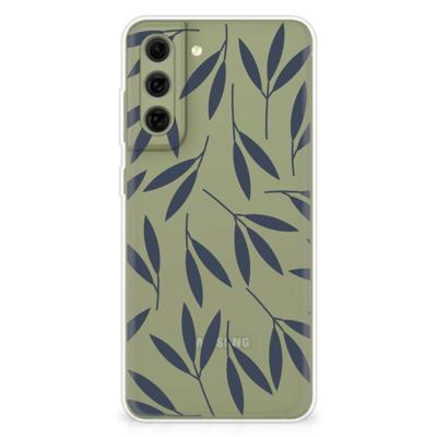 Samsung Galaxy S21FE | TPU Case | Leaves Blue