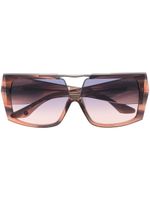 Dita Eyewear lunettes de soleil Abrux à monture carrée - Marron