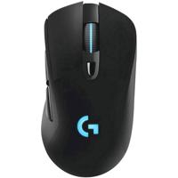 Logitech Gaming G703 Lightspeed Gaming-muis Radiografisch Optisch Zwart 6 Toetsen 16000 dpi Verlicht, Oplaadbaar, Wireless Charging, Gewichtsreductie