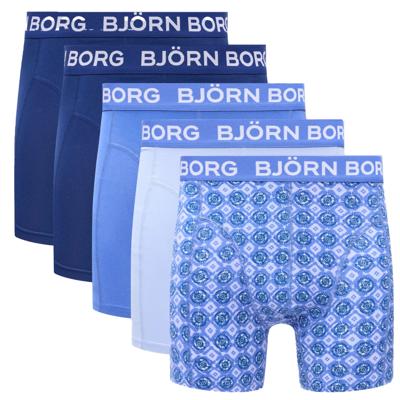 Bjorn Borg boxershorts cotton stretch 5-pack blauw