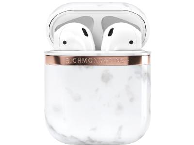 Richmond & Finch Richmond & Finch Freedom Series Apple Airpod White Marble/Gold