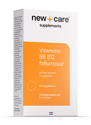 New Care Vitamine B6, B12, Foliumzuur Zuigtabletten
