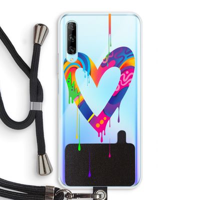 Melts My Heart: Huawei P Smart Pro Transparant Hoesje met koord