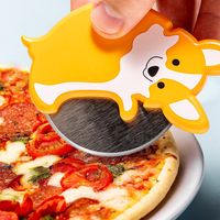 Kikkerland Corgi Lovers pizzasnijder Roestvrijstaal - thumbnail