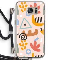 Abstract: Samsung Galaxy S7 Transparant Hoesje met koord