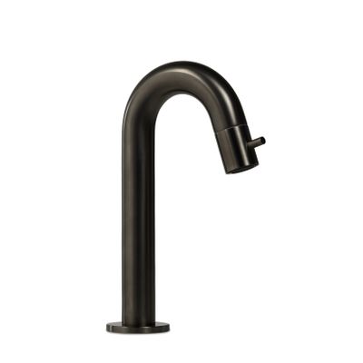 Fonteinkraan Blue Label Viby | Opbouw | Koudwater kraan | Standaard model | Rond | Gunmetal PVD