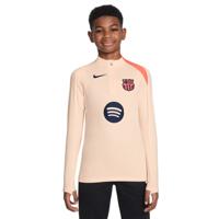 Nike FC Barcelona Strike Trainingstrui 1/4-Zip 2025-2026 Kids Oranje Donkerblauw