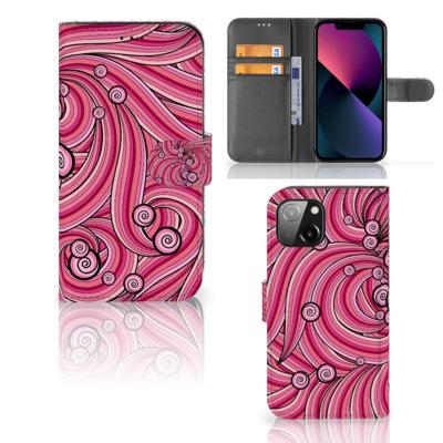 Apple iPhone 13 Hoesje Swirl Pink