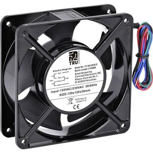 TRU COMPONENTS TC-NA12038-D Axiaalventilator 230 V/AC, 120 V/AC 170 m³/h (l x b x h) 120 x 120 x 38 mm