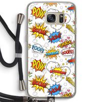 Pow Smack: Samsung Galaxy S7 Transparant Hoesje met koord