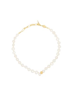 Anni Lu bracelet de cheville Stellar à perles - Or