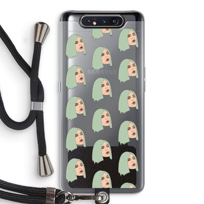 King Kylie: Samsung Galaxy A80 Transparant Hoesje met koord