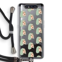 King Kylie: Samsung Galaxy A80 Transparant Hoesje met koord
