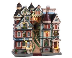 Houses on a hill, b/o (4.5v) - Lemax