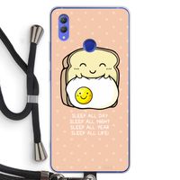 Sleep All Day: Honor Note 10 Transparant Hoesje met koord
