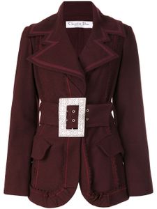 Christian Dior Pre-Owned veste à coutures contrastantes (2006) - Rose