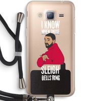 Sleigh Bells Ring: Samsung Galaxy J3 (2016) Transparant Hoesje met koord