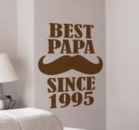 Muursticker personaliseerbaar best papa