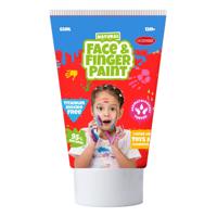 Boti Natural face & fingerpaint tube - rood en oranje, 2x65ml