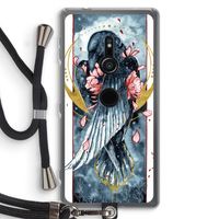 Golden Raven: Sony Xperia XZ2 Transparant Hoesje met koord