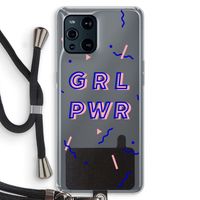 GRL PWR: Oppo Find X3 Pro Transparant Hoesje met koord