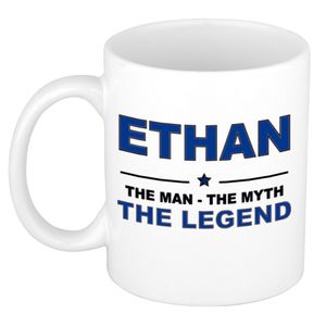 Ethan The man, The myth the legend cadeau koffie mok / thee beker 300 ml