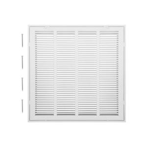 VEVOR Ventilatierooster Ventilatierooster Afvoerrooster Louvrerooster 57,5x57,5x4cm