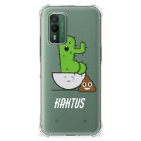 Nokia XR21 Stevig Bumper Hoesje Cactus Poo - thumbnail