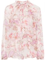 ZIMMERMANN blouse Matchmaker Billow à fleurs - Rose