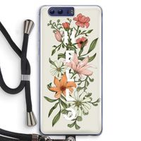 Hello bloemen: Honor 9 Transparant Hoesje met koord