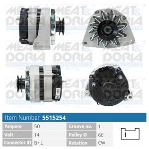 Meat Doria Alternator/Dynamo 5515254