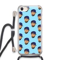 Drake Away: iPhone 8 Transparant Hoesje met koord