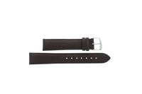 Horlogeband Universeel G030 Leder Bruin 20mm