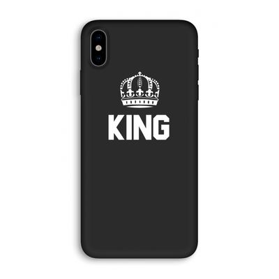 King zwart: iPhone XS Biologisch afbreekbaar hoesje