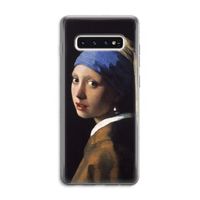 The Pearl Earring: Samsung Galaxy S10 4G Transparant Hoesje The Pearl Earring: Samsung Galaxy S10 4G Transparant Hoesje