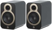 Q Acoustics 3030c Boekenplank Speakers (per paar) - Zwart satijn