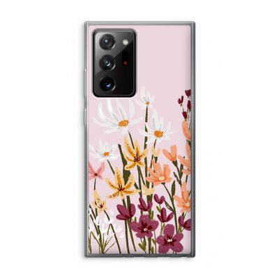 Painted wildflowers: Samsung Galaxy Note 20 Ultra / Note 20 Ultra 5G Transparant Hoesje