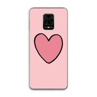 Hartje: Xiaomi Redmi Note 9 Pro Transparant Hoesje