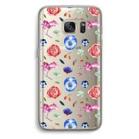 Bloemetjes: Samsung Galaxy S7 Transparant Hoesje