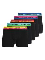 Jack & Jones Junior Jack & Jones Junior Boxershorts Jongens JACCOLOR 5-Pack Zwart - thumbnail