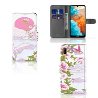 Huawei Y6 (2019) Telefoonhoesje met Pasjes Bird Standing - thumbnail