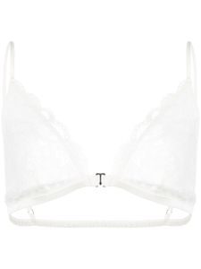 Fleur Du Mal soutien-gorge Charlotte en dentelle - Blanc