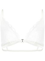 Fleur Du Mal soutien-gorge Charlotte en dentelle - Blanc - thumbnail