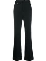 Zadig&Voltaire pantalon Poetia en gabardine à ourlet retroussé - Noir