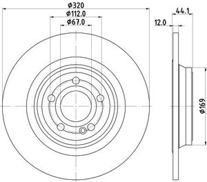 Remschijf PRO 8DD355133451
