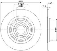 Remschijf PRO 8DD355133451
